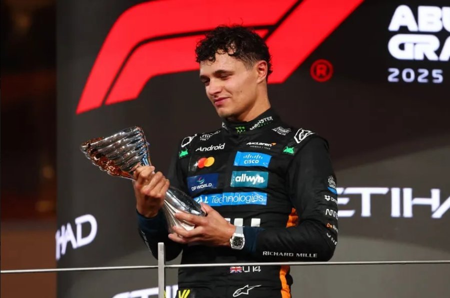 Lando Norris festejó su primer campeonato mundial de Fórmula 1.