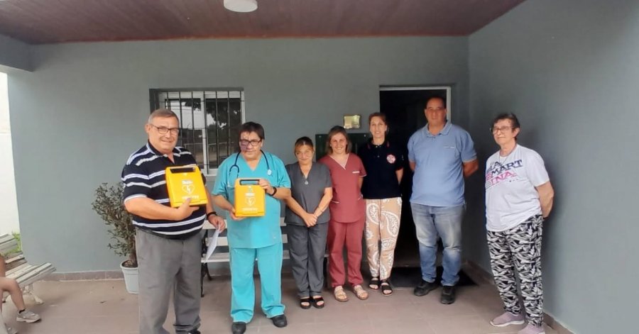 Un instante del significativo acto.