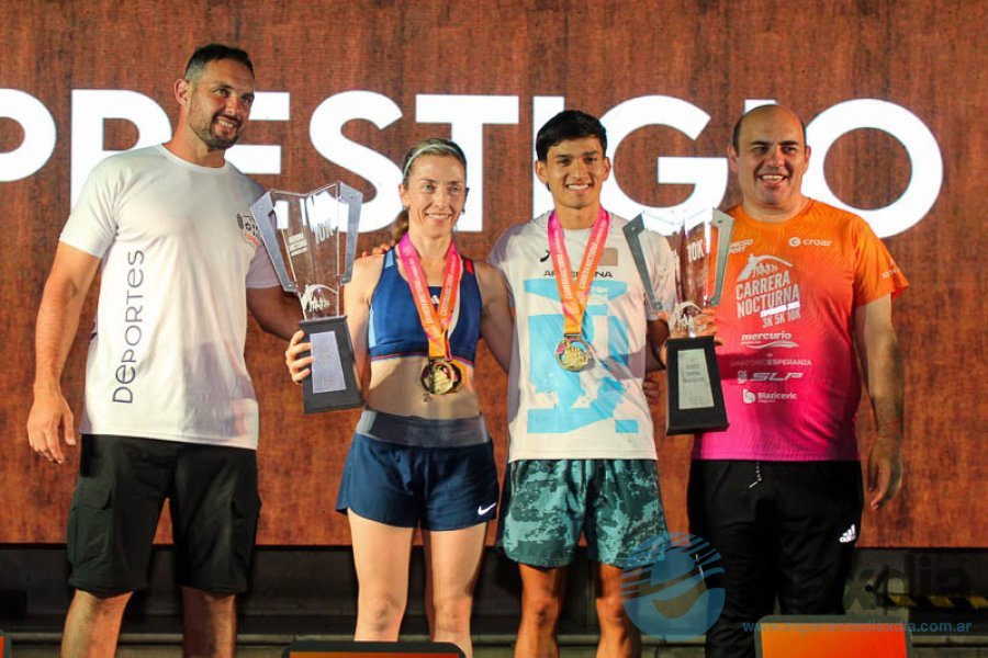 GANADORES. Mariotta y Castillo Molina.