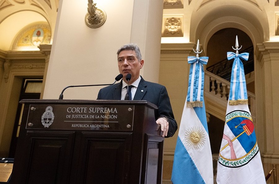 Horacio Rosatti, presidente de la Corte Suprema de Justicia de la Naci&oacute;n. (FOTO CORTE SUPREMA)