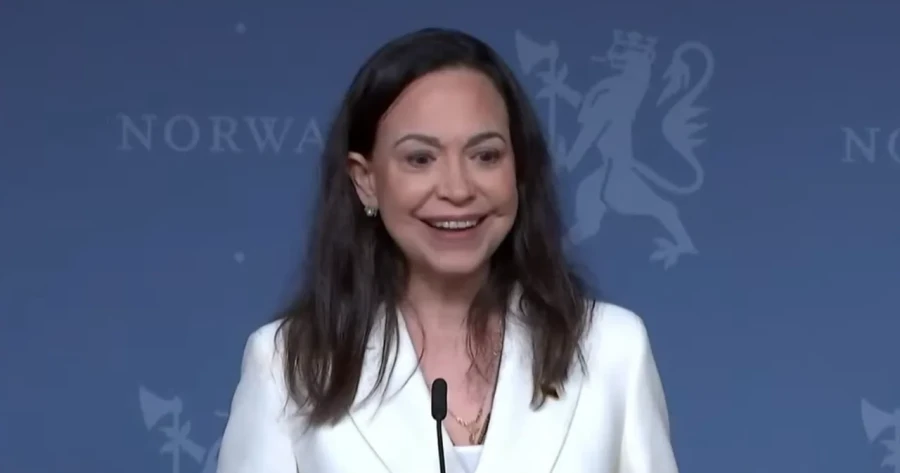 La dirigente opositora de Venezuela, María Corina Machado.