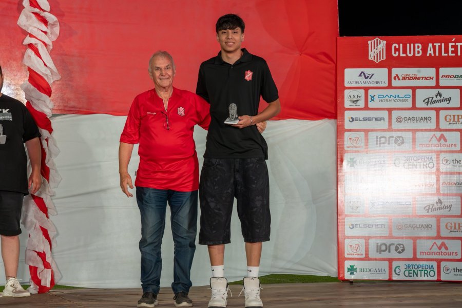 DISTINGUIDO. Taborda, elegido deportista destacado del club 9 de Julio en este año.