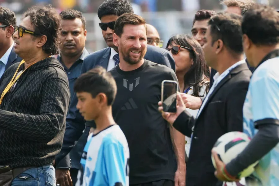 Messi en la India.