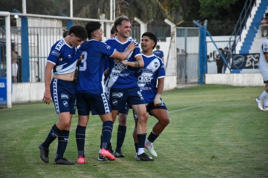 GOLEADA. El festejo del gol de Bono.
