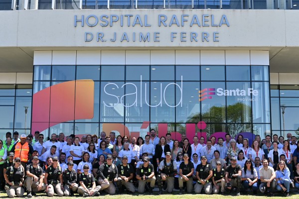 Un día histórico para Rafaela: el nuevo Hospital ya está en marcha