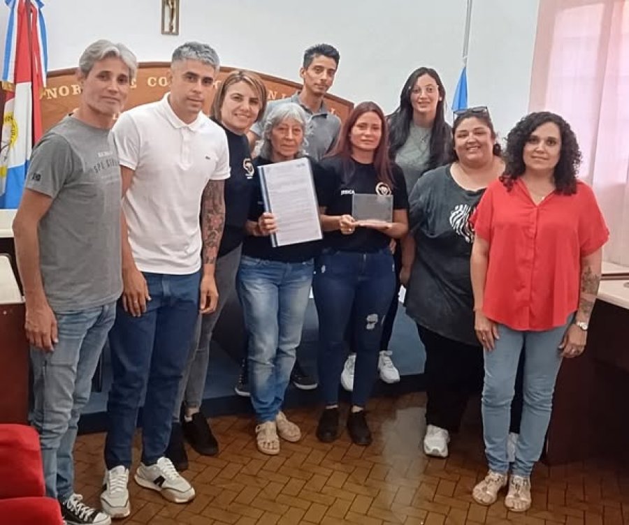 Una de las distinciones otorgadas.