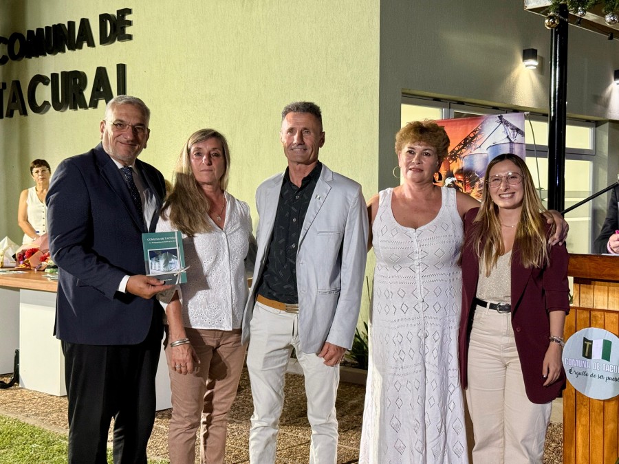 Un momento de la emotiva ceremonia.