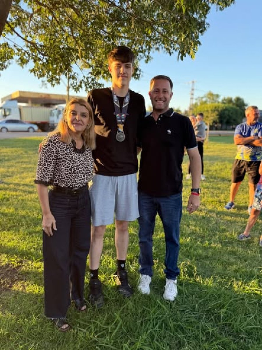 Zulma Maciel, Facundo Cornalis y Rodrigo Trotti.