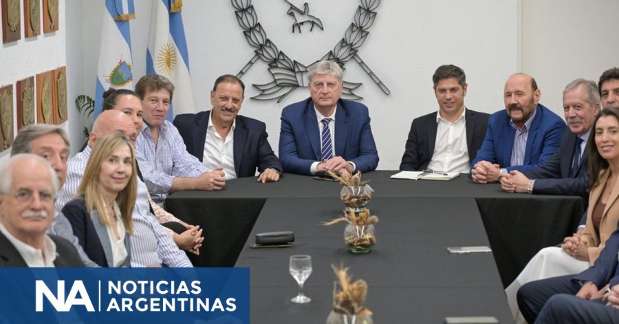 RECLAMOS. Los gobernadores peronistas se reunieron en la Casa de La Pampa.