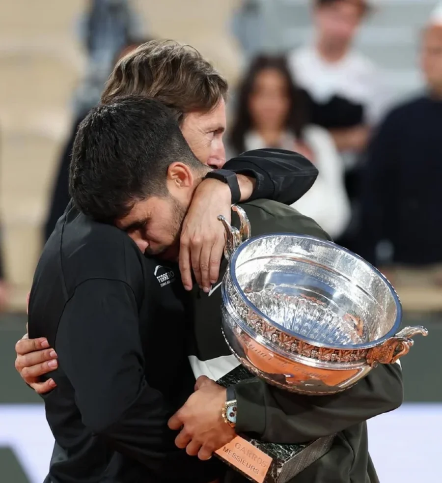 Ferrero dej&oacute; de ser el entrenador de Alcaraz.
