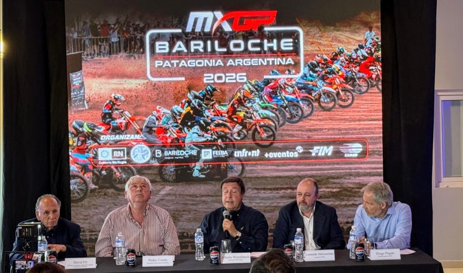 De Izquierda a derecha: David Eli,&nbsp;Walter Cort&eacute;s, Alberto Weretilneck, Leonardo Marcasciano y&nbsp;Diego Piqu&iacute;n.