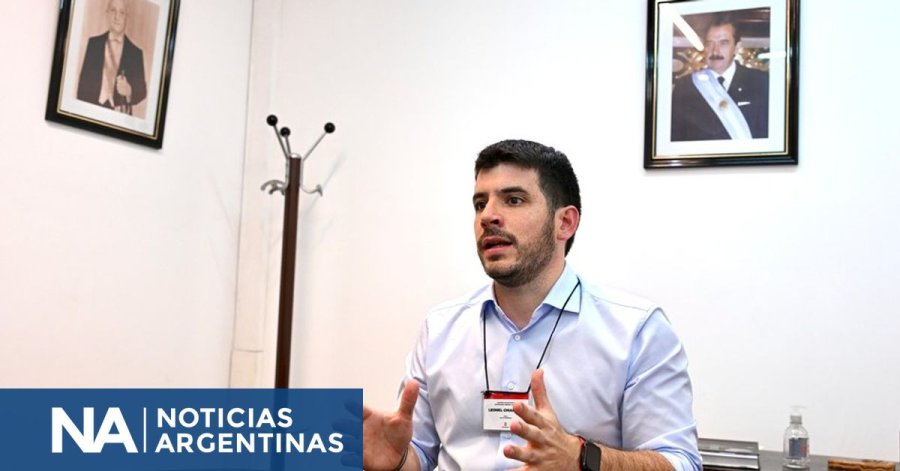 LEONEL CHIARELLA. El flamante nuevo presidente de la UCR habl&oacute; de construir una agenda &ldquo;de sentido com&uacute;n y temas que le importen a la gente&rdquo;.