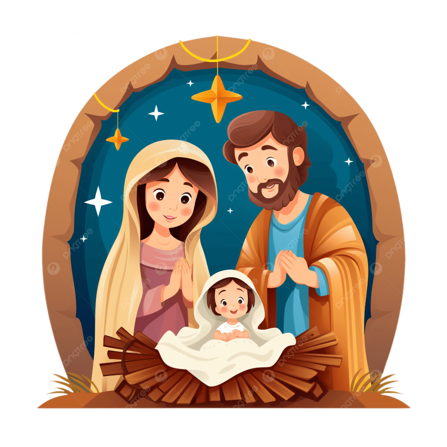 La Sagrada Familia: Jes&uacute;s Mar&iacute;a y Jos&eacute;.