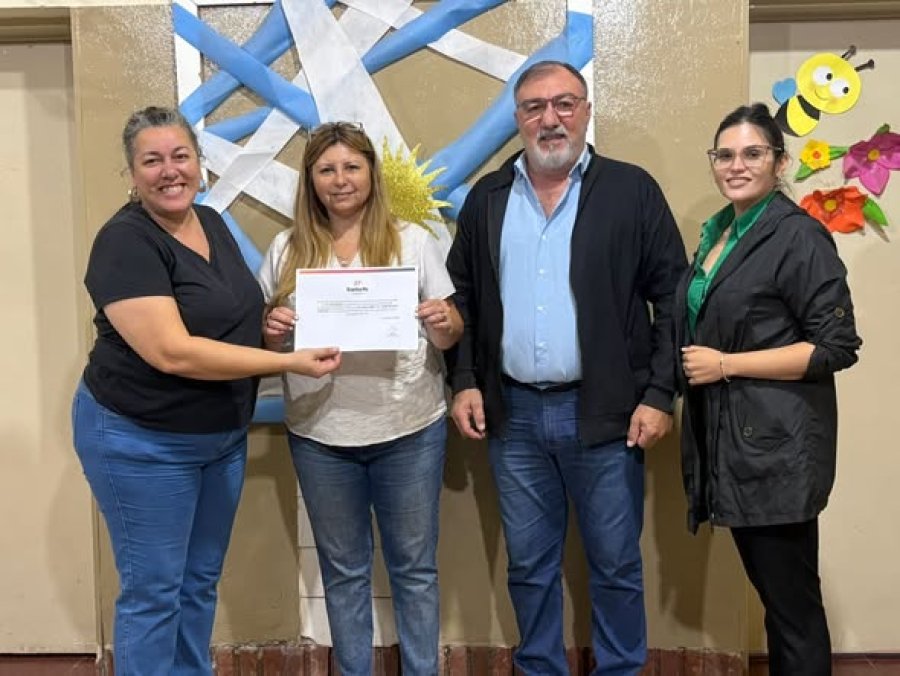 Un instante de la reciente ceremonia.