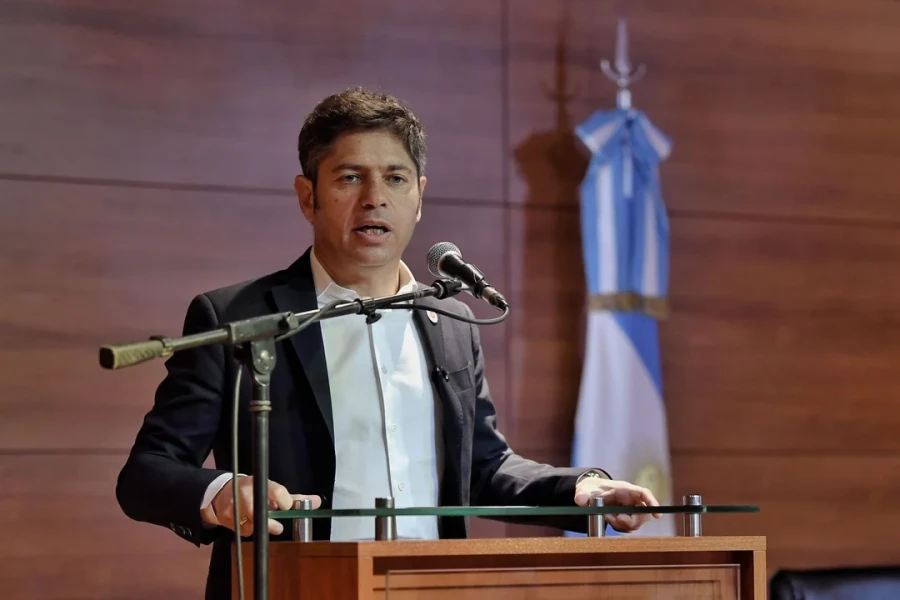 El gobernador Axel Kicillof.