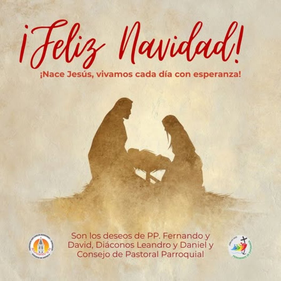 SALUTACI&Oacute;N. El mensaje difundido desde el Templo Parroquial San Carlos Borromeo.