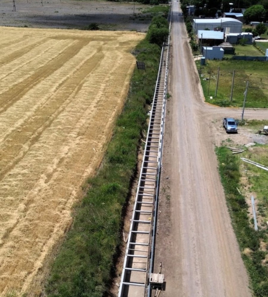 Vista general del &aacute;rea del canal perimetral.