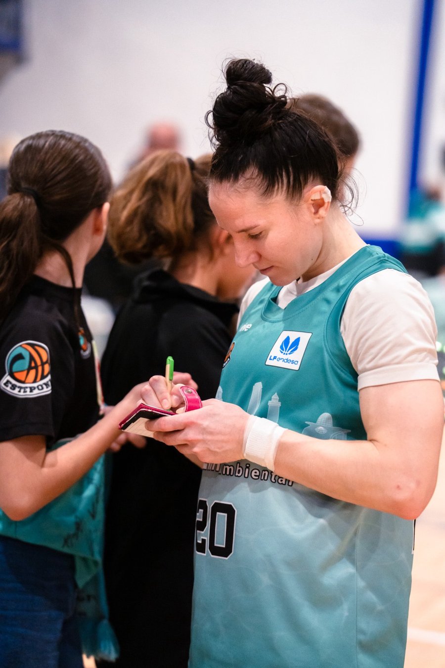 VALORADA. La rafaelina es una de las referentes del equipo que busca mantener la categor&iacute;a.