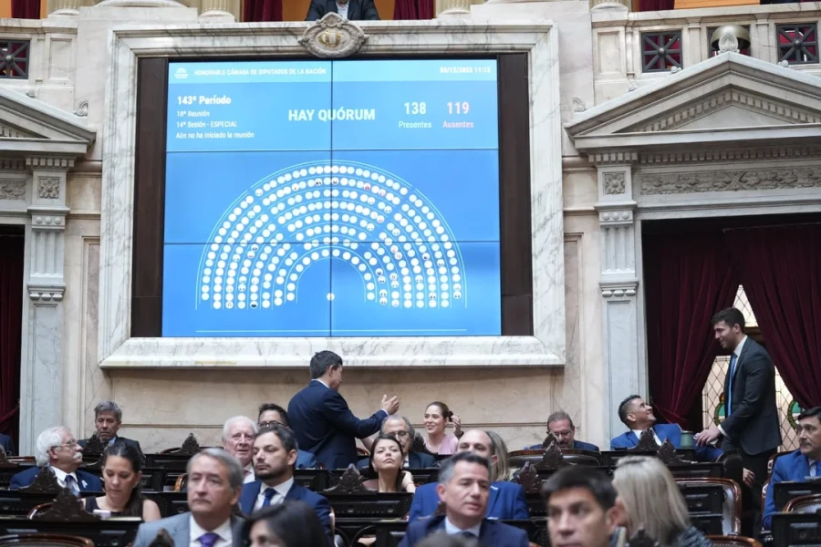 La C&aacute;mara de Diputados.