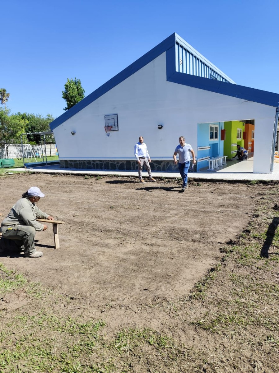 El edificio de la instituci&oacute;n intervenida con aporte de programas provinciales.