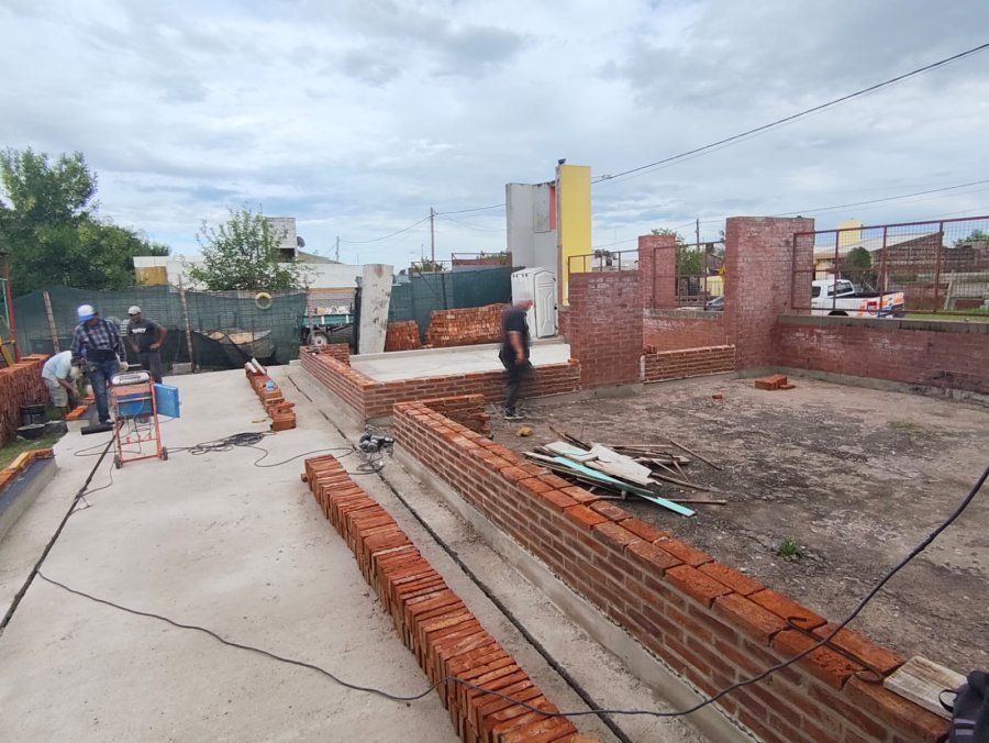 Los trabajos se ejecutan a buen ritmo.