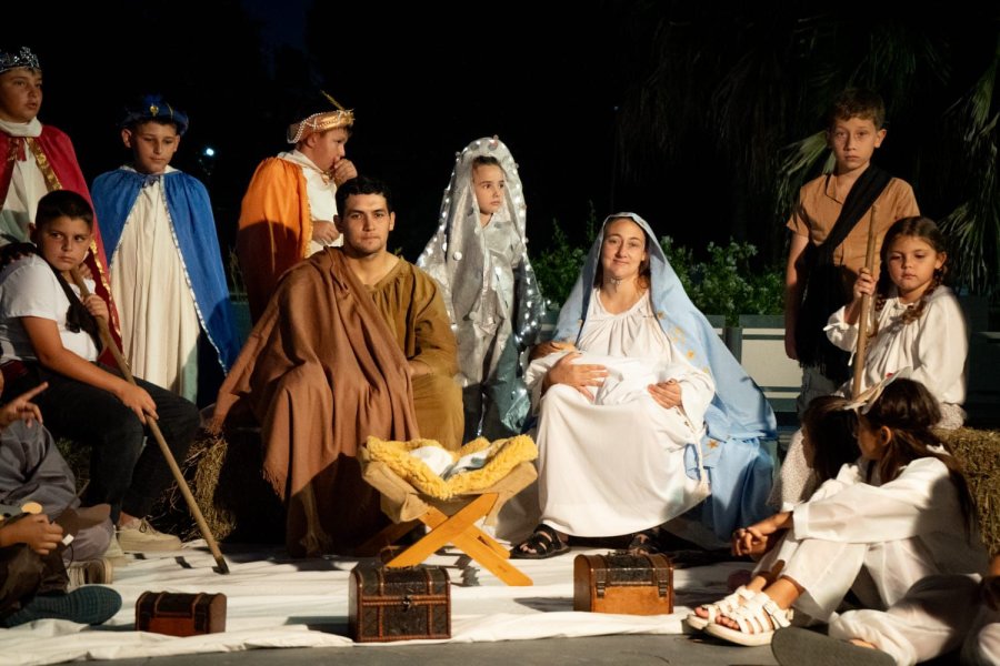 Un emotivo instante de la reciente representaci&oacute;n.