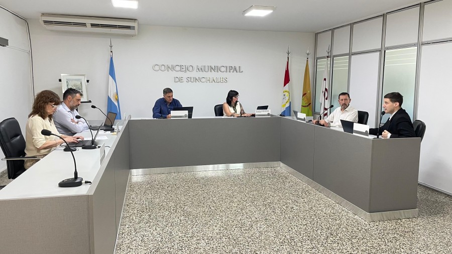 Los ediles durante la primera sesi&oacute;n ordinaria de este nuevo mandato.