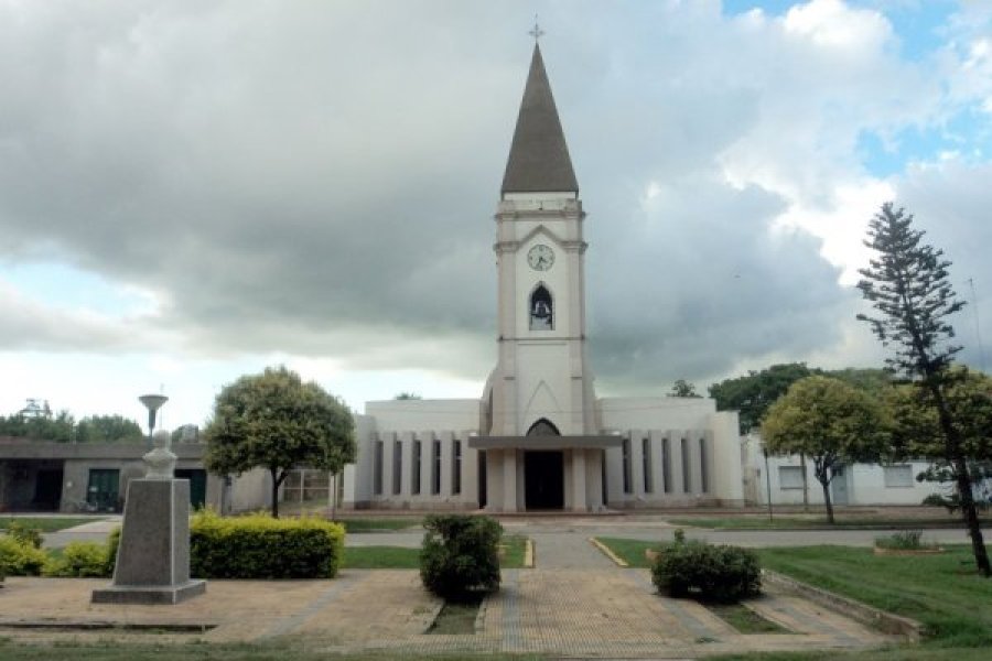 El templo parroquial de la localidad.