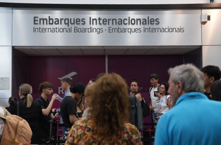 Primer vuelo internacional.