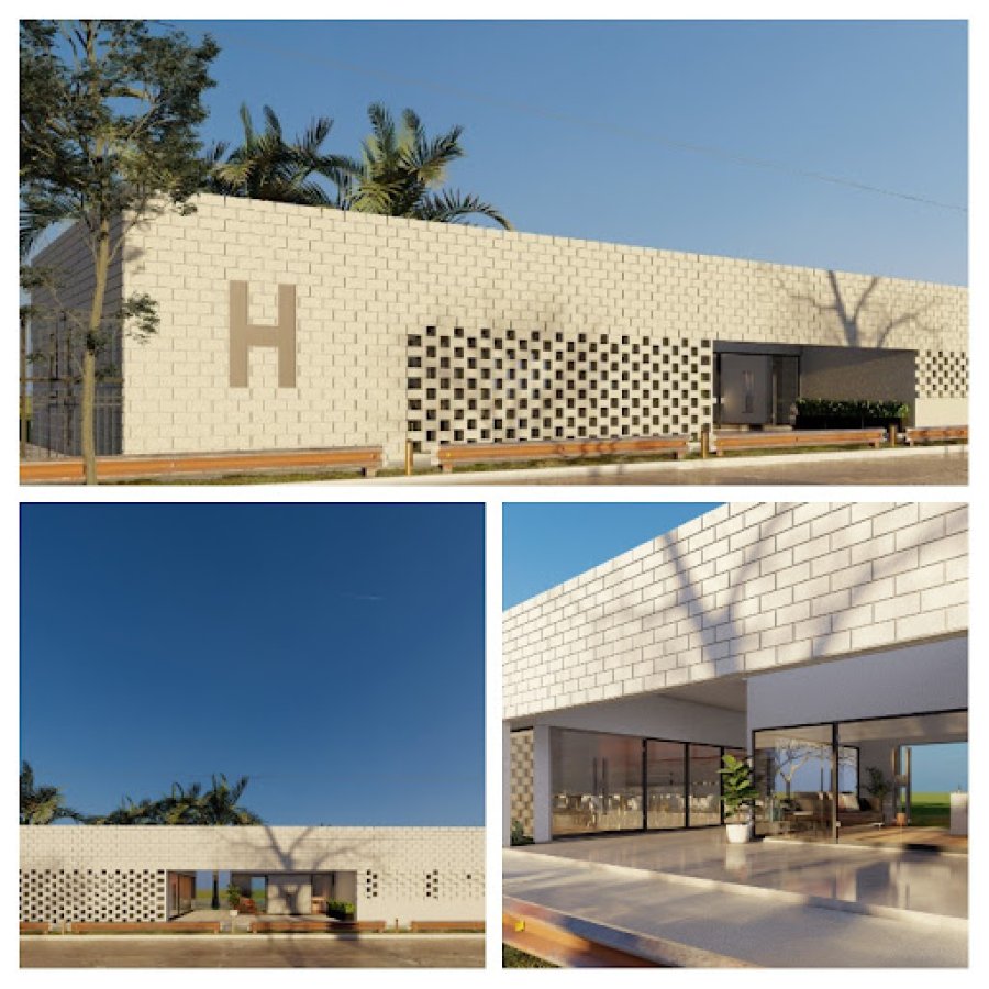 Vistas de construcci&oacute;n en el Campo de Deportes y Recreaci&oacute;n.