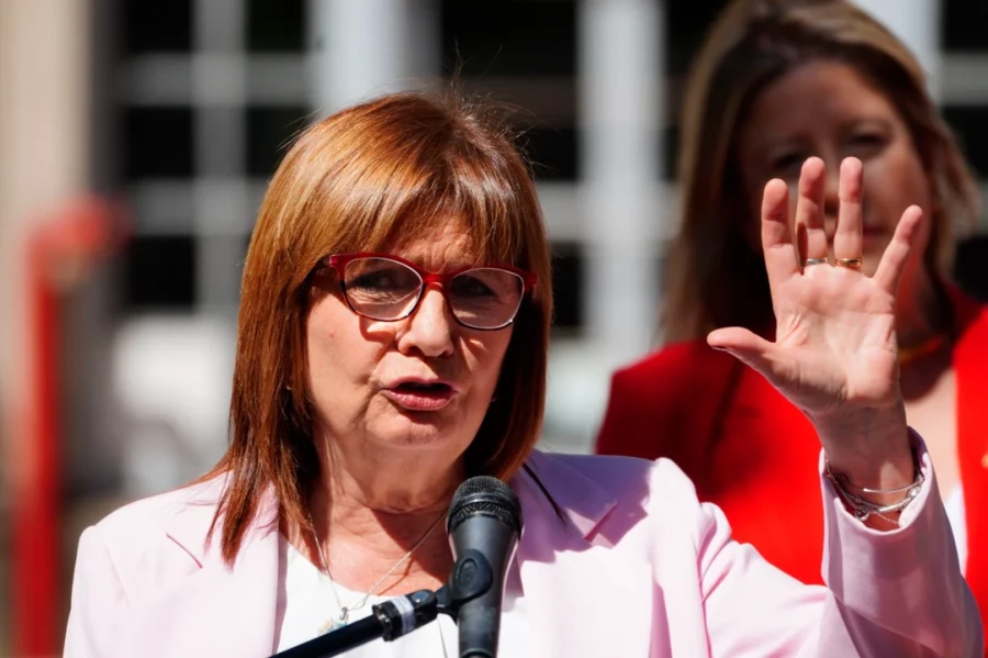 Patricia Bullrich, jefa del bloque de senadores de LLA y ex ministra de Seguridad.