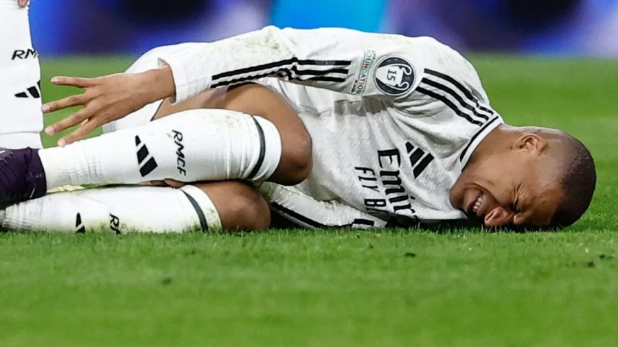 Kylian Mbapp&eacute;, lesionado.