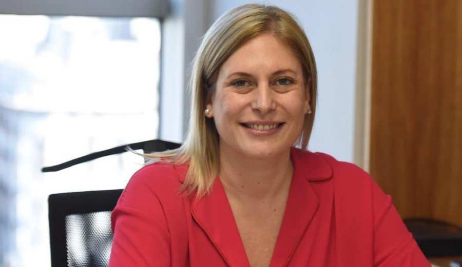 SANTAFESINA. La presidenta del interbloque Provincias unidas, Gisela Scaglia.
