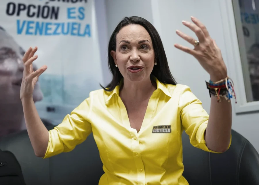 Mar&iacute;a Corina Machado.