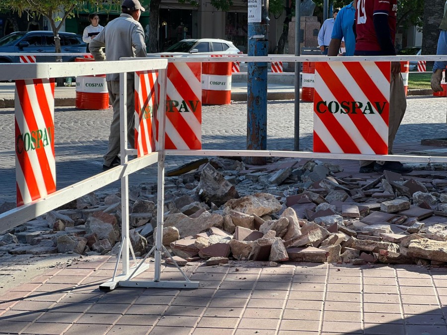 Sigue la renovaci&oacute;n de veredas.