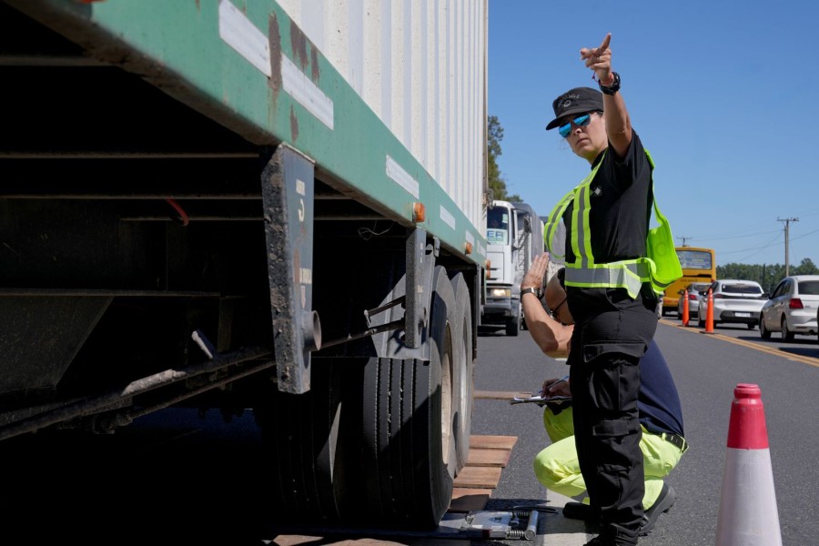 Uno de los controles m&oacute;viles se realiz&oacute; en el kil&oacute;metro 12 de la Ruta 21, en Pueblo Esther.