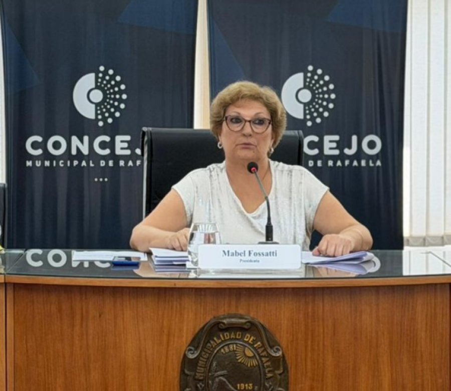 MABEL FOSSATTI. Presidenta del Concejo Municipal.