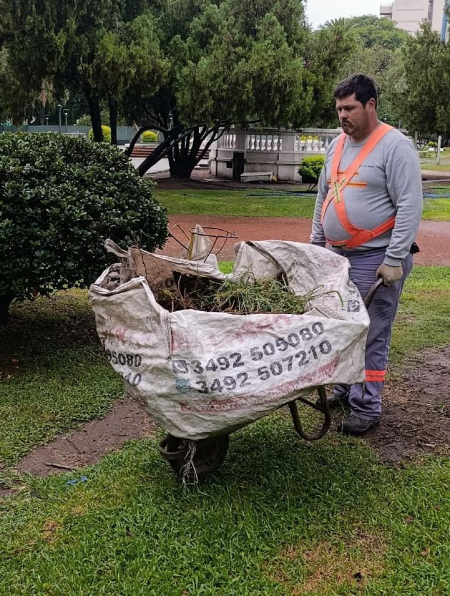 Tareas de limpieza y mantenimiento.