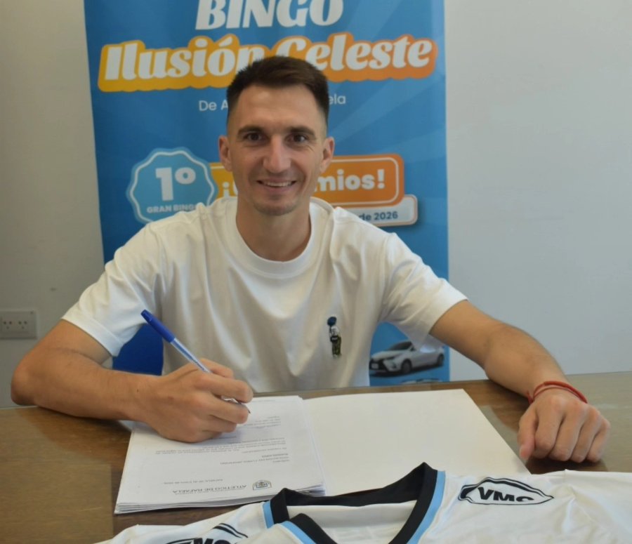 CAINELLI. / El mediocampista se refiri&oacute; a sus expectativas en la Crema para el 2026.