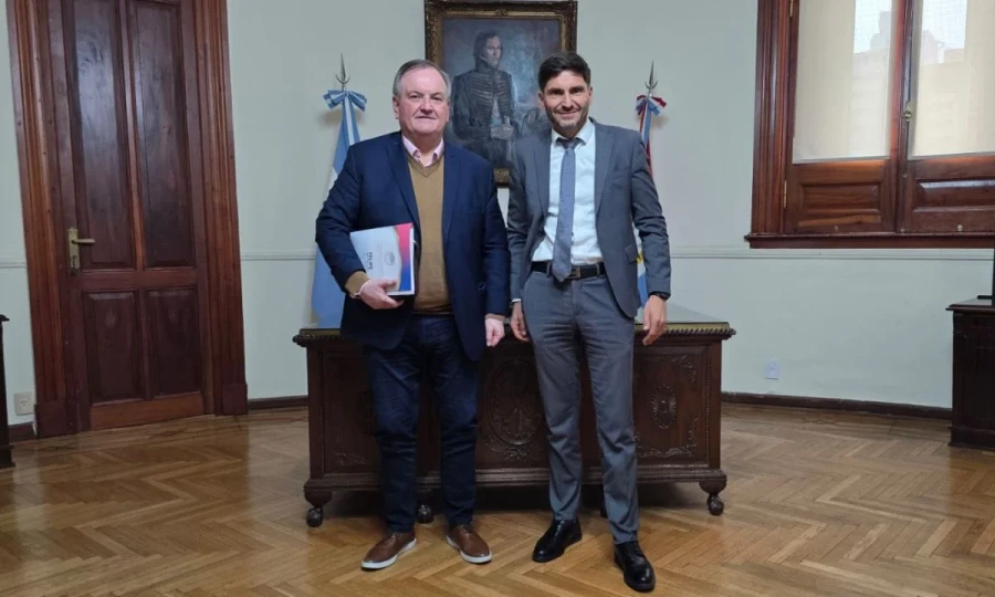 Felipe Michlig y Maximiliano Pullaro.