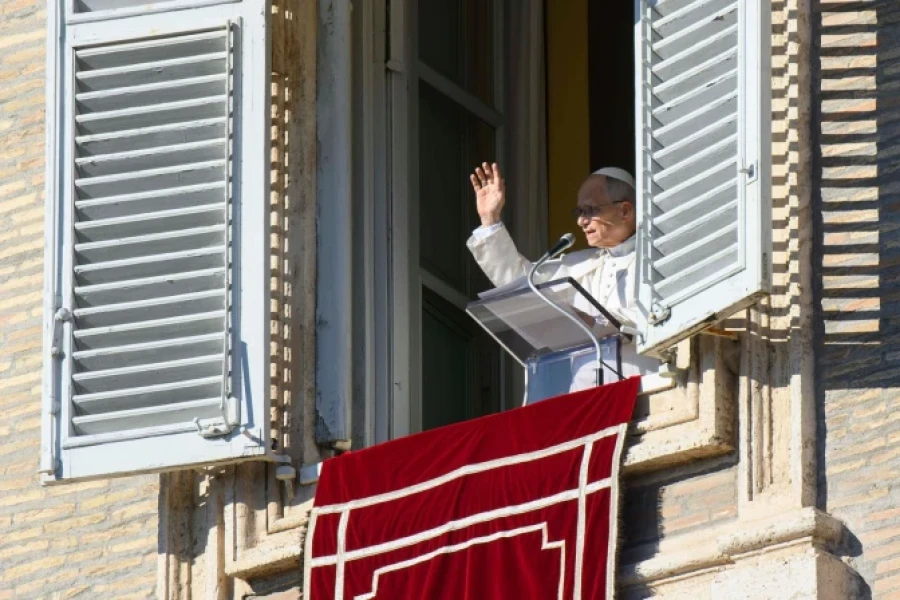 El Sumo Pont&iacute;fice esta ma&ntilde;ana durante el  &aacute;ngelus.