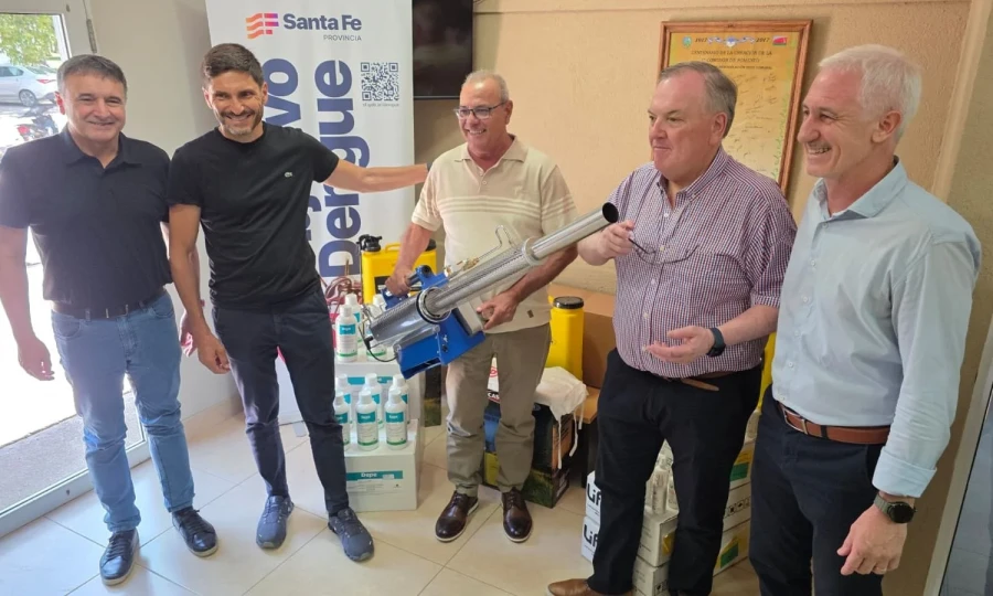 El acto dersarrollado en la Comuna.