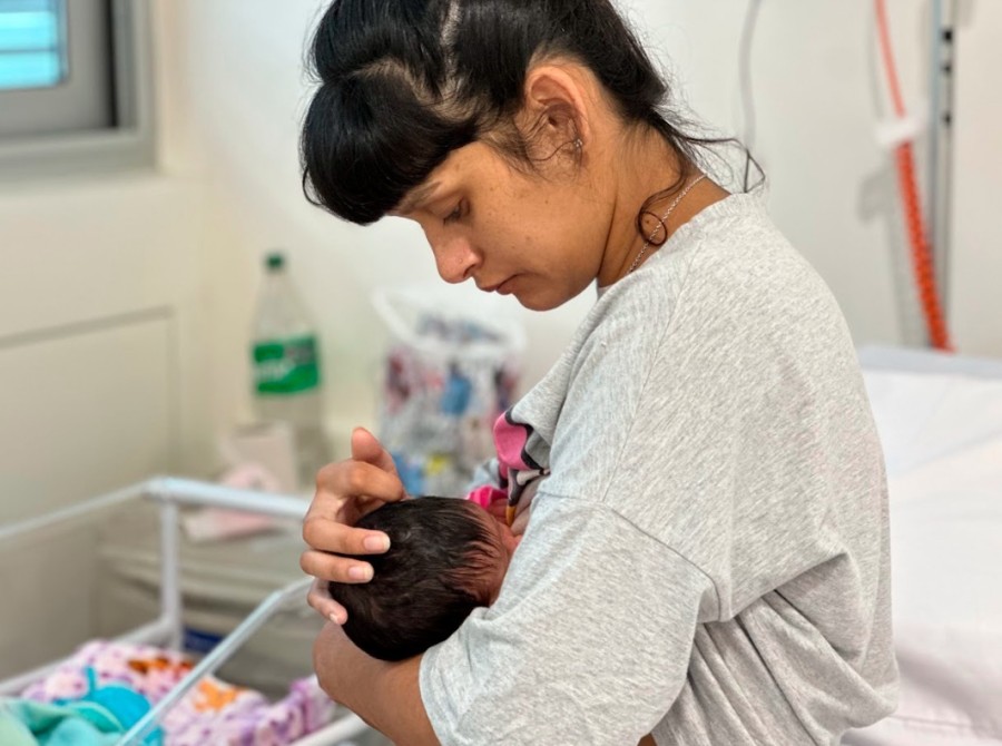 El servicio de maternidad del nuevo Hospital Dr. Jaime Ferr&eacute; registr&oacute; el primer nacimiento el d&iacute;a de la migraci&oacute;n, el 13 de diciembre. (FOTO HOSPITAL JF)