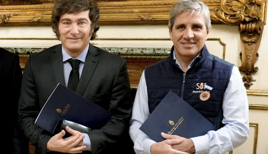 TODOS CONTENTOS. Milei, Caputo, Bullrich y Adorni destacaron la desaceleraci&oacute;n inflacionaria tras el &iacute;ndice de diciembre, que cerr&oacute; 2025 con una suba acumulada del 31,5%, la m&aacute;s baja desde 2017.