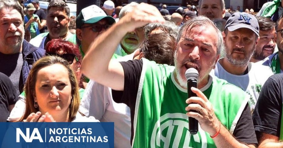 DIRIGENTE. Rodolfo Aguiar, secretario general de ATE.