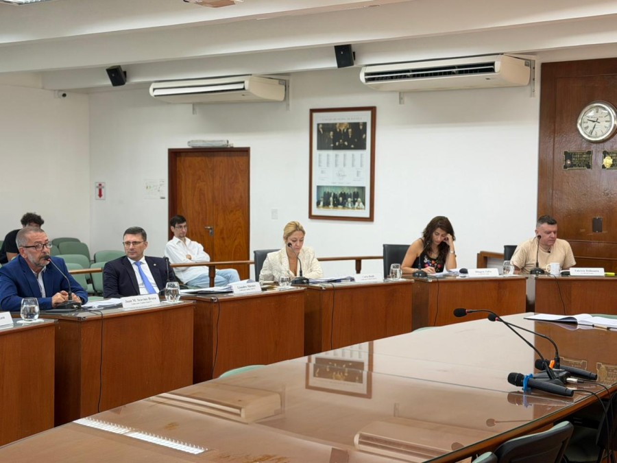 El concejal Juan Scavino expuso los detalles del proyecto del acuerdo entre el Municipio y el concesionario de la Terminal.