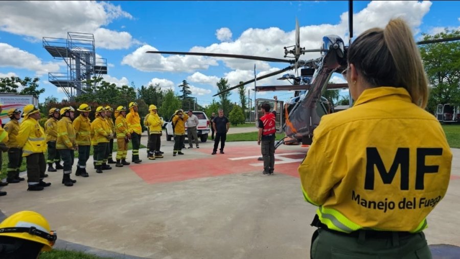El Gobierno Provincial contin&uacute;a fortaleciendo el Sistema Provincial de Manejo del Fuego.