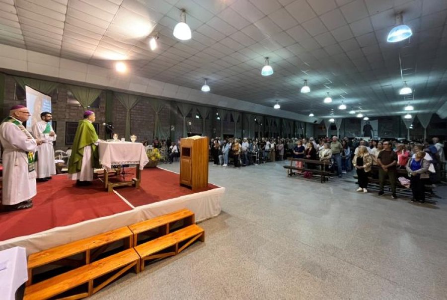 Misa de inicio de la Semana Brocheriana en Traslasierra.