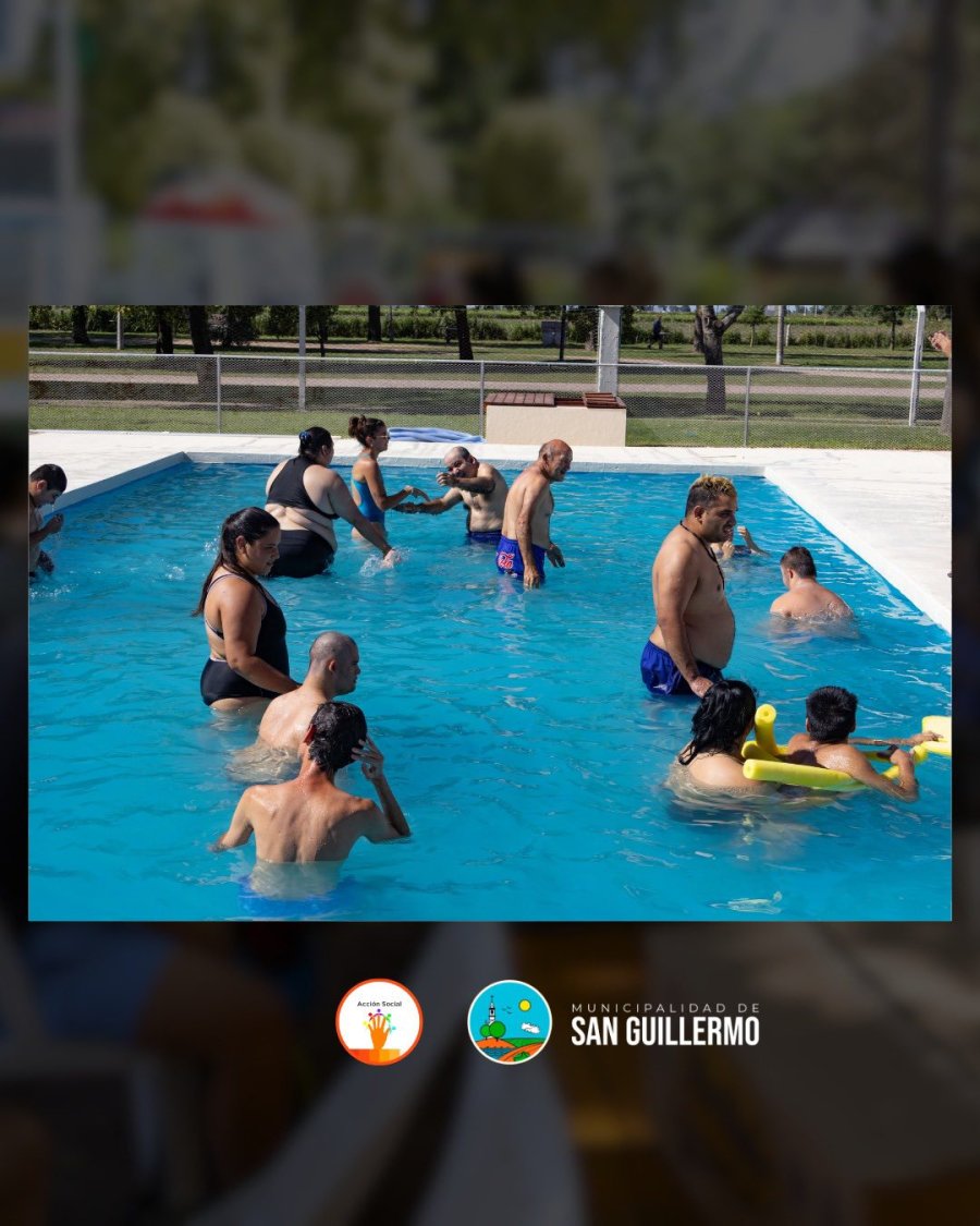 Las altas temperaturas  invitaron a disfrutar la pileta.