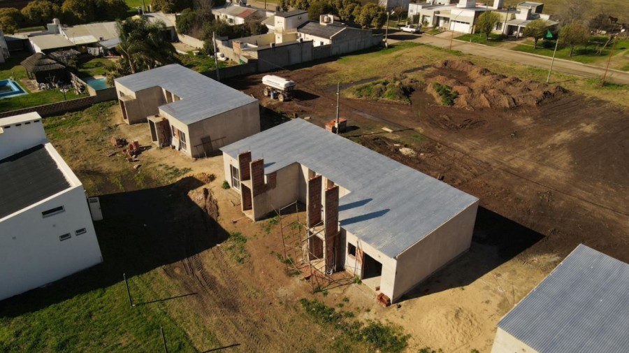 Las viviendas recientemente construidas.